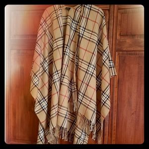 Plaid Poncho